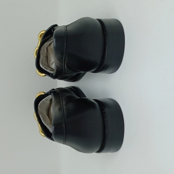 NWB Coach Jess Leather Loafer Black/Gold Sz 8.5B - Picture 6 of 9